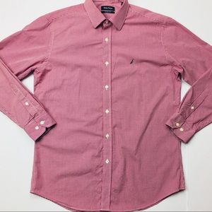 Mens Nautica Active Fit Long Sleeve Button Down